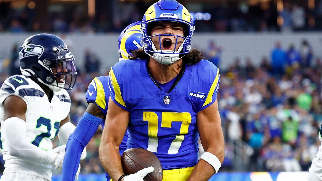 Rams’ Sean McVay on Puka Nacua’s record-setting night in loss to Lions: He’s a ‘freaking warrior’